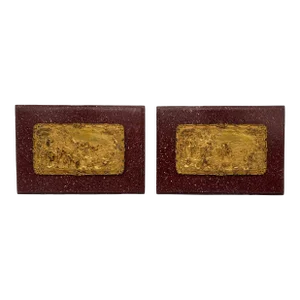 Pair, 19th Century French Grand Tour Gilt Equestrian Plaques - Signed
