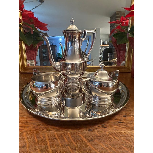 A tea service is always an elegant addition to your home whether you serve tea or not. This service of a teapot, creamer...