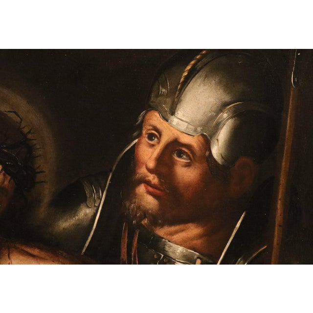 Workshop of Jacopo Ligozzi, Ecce Homo, 1630, Oil on Canvas For Sale - Image 13 of 15