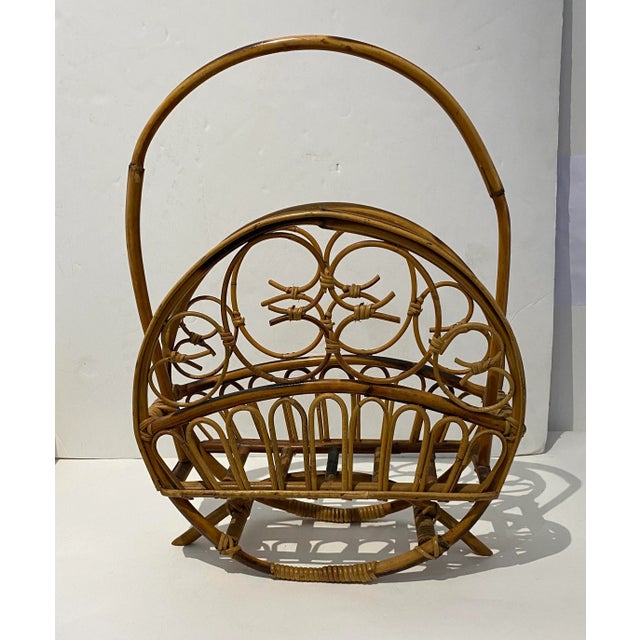 1960s Italian Magazine Holder Rack For Sale In Miami - Image 6 of 13