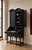 19th Century English Writing Desk in Black Lacquer For Sale - Image 6 of 9