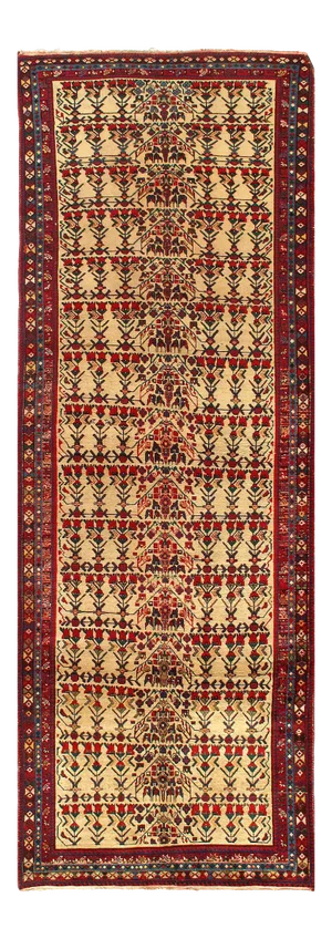 Ivory Persian Vintage Afshar 3' 4'' X 9' 9''