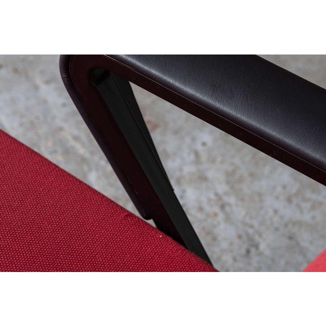 Red Easy Chairs Repose by Friso Kramer for Ahrend De Cirkel, Set of 2 For Sale - Image 8 of 18