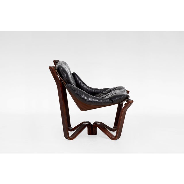 Mid-Century Modern Vintage Viking Chair by Jim Myrstad for Brunstad Møbelfabrik, Norway 1970s, Set of 2 For Sale - Image 3 of 8