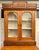 Traditional Early 1900s Architectural Oak Display Glass-Front Cabinet on Chest For Sale - Image 3 of 18