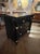 19th C. French Empire Black Lacquered Commode For Sale - Image 4 of 5