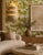 United DeSoto Vintage 1970s Colonial American 19th Century Village Toile Motif Wallcovering For Sale - Image 15 of 15