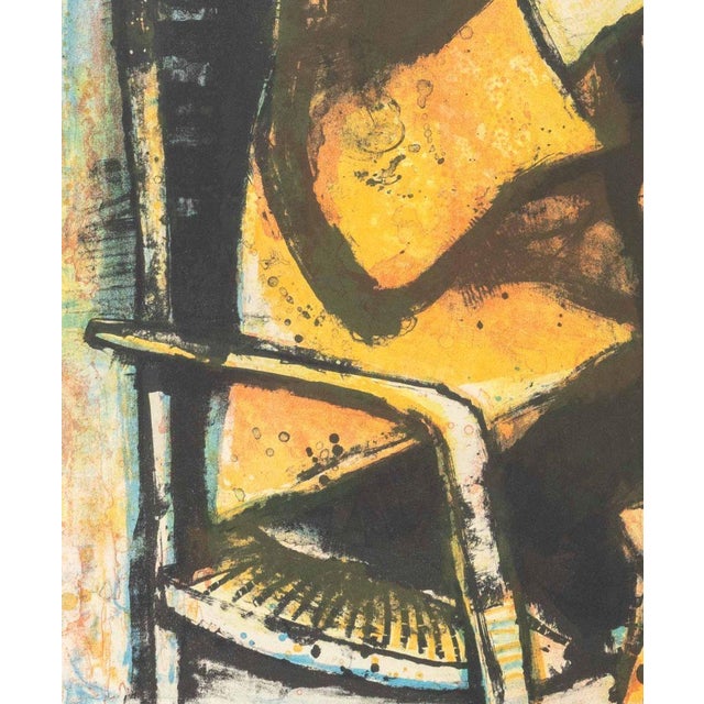 1960s Serge Shart Seated Man Lithograph, 1965 For Sale - Image 5 of 8