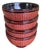 Traditional Lacquerware Red Tea Cups - Set of 6 For Sale
