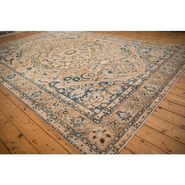 Vintage Distressed Bakhtiari Carpet - 8'7" x 11'11" For Sale - Image 10 of 12