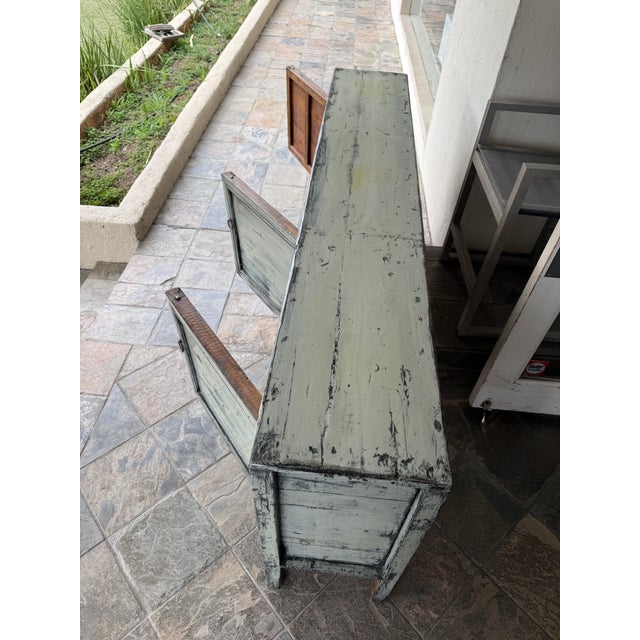 Distressed Finish Farmhouse Sideboard, Late 19th Century. For Sale - Image 10 of 12