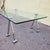 Vintage Glass and Metal Coffee Table, 1970s For Sale - Image 4 of 11