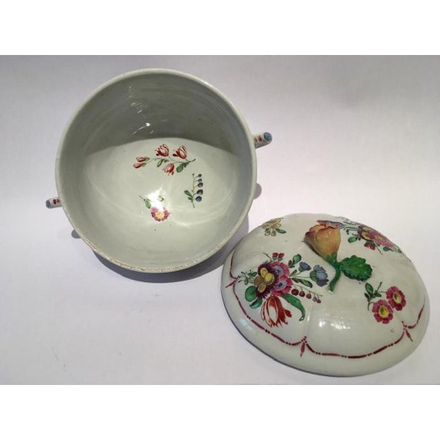 18th Century Porcelain Covered Cup or Sugar Bowl by Richard Ginori, Italy For Sale - Image 6 of 18