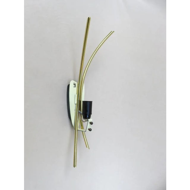 Wall Lights in Acrylic Glass & Brass, 1950s, Set of 2 For Sale - Image 16 of 18