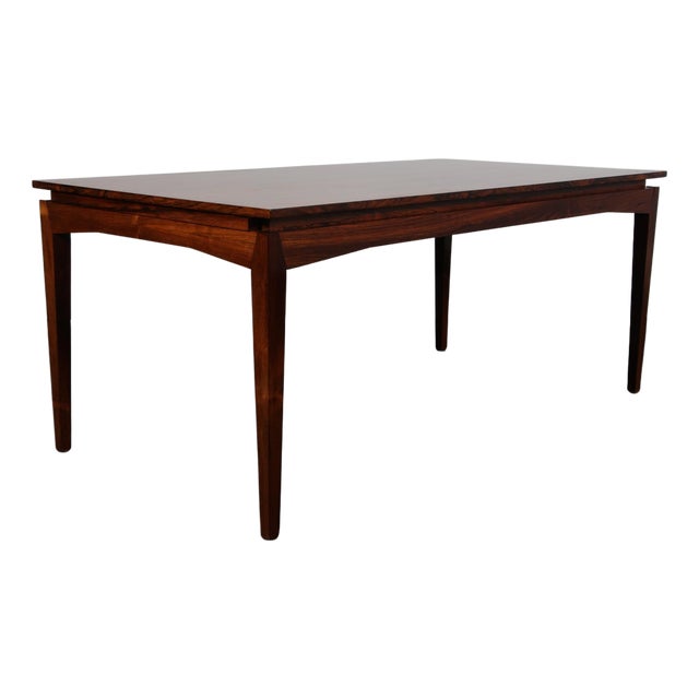 Vintage Dining Table in Rosewood by H. W. Klein, 1960s For Sale
