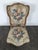 2000 - 2009 Louis XV Style Longue Chair in Wood with Floral Tapestry For Sale - Image 5 of 9
