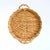 Contemporary Vintage Coastal Hand-Woven Seagrass Serving Tray For Sale - Image 3 of 5