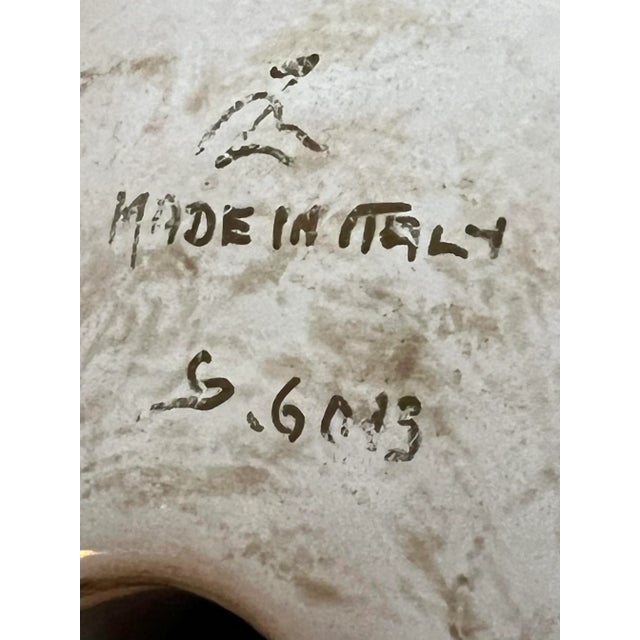 Onyx Vintage Zaccagnini Terra Cotta Italy Rooster Hen Figurines a Pair For Sale - Image 8 of 12