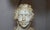 Mid Century Modern Signed Sculpture Bust Lamp For Sale - Image 9 of 11