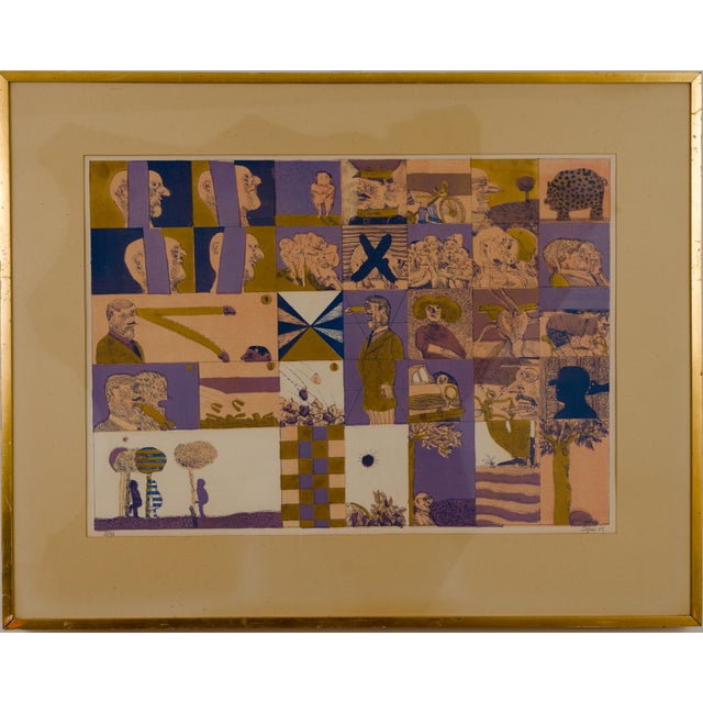 Antonio Seguí, Pequeña Historia Edition 2/46, 1965, Lithograph For Sale - Image 11 of 11