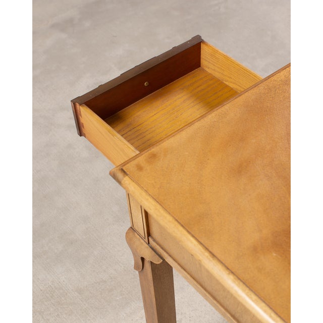 Baker Georgian Chippendale Style Mahogany Writing Table Desk For Sale - Image 11 of 18