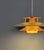 Metal Mid-Century Modern Danish Pendant Lamp in Yellow & Orange Metal, 1970s For Sale - Image 7 of 10