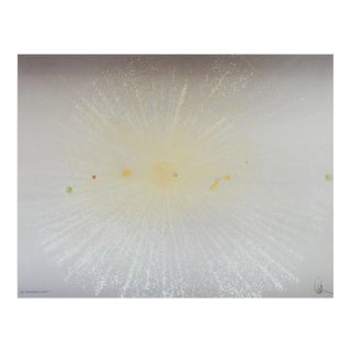 Vintage Modernist Solar System Serigraph For Sale