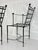 Set of Four Mario Papperzini for Janus Et Cie Wrought Iron Dining Armchairs, Attributed For Sale In Los Angeles - Image 6 of 18