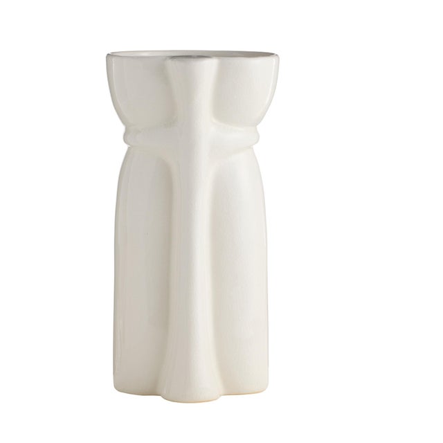 Arteriors Home Maud Ivory Ceramic Vases, Set of 2 For Sale - Image 9 of 14