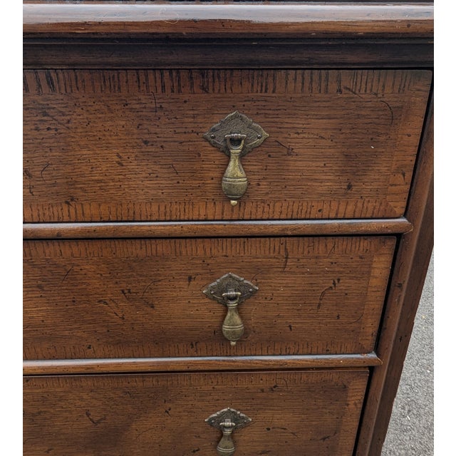 Vintage Henredon "Four Centuries" Collection French Country Style Four-Drawer Chest For Sale - Image 9 of 10