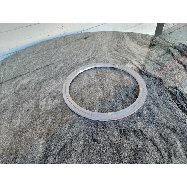 1970s Mid Century Modern Granite Dining Table For Sale - Image 4 of 18