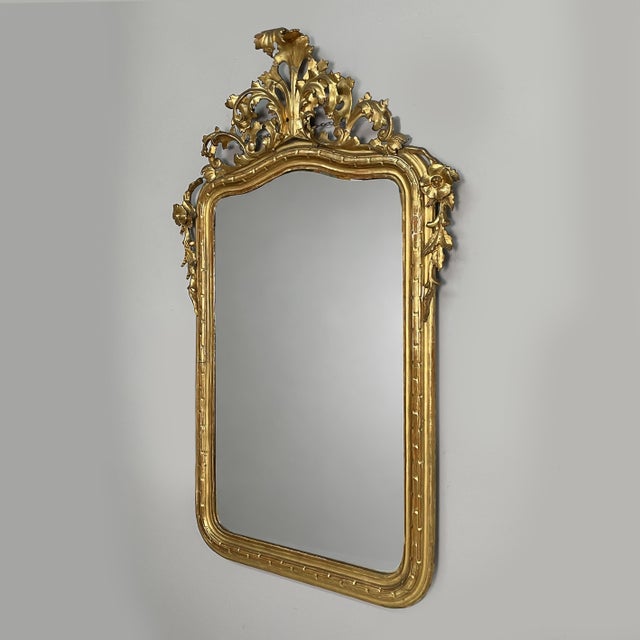 Late 19th Century French Giltwood Wall Mirror For Sale - Image 13 of 13