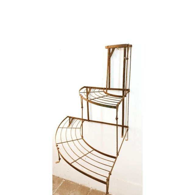 Vintage Corner Flower Stand For Sale - Image 10 of 18