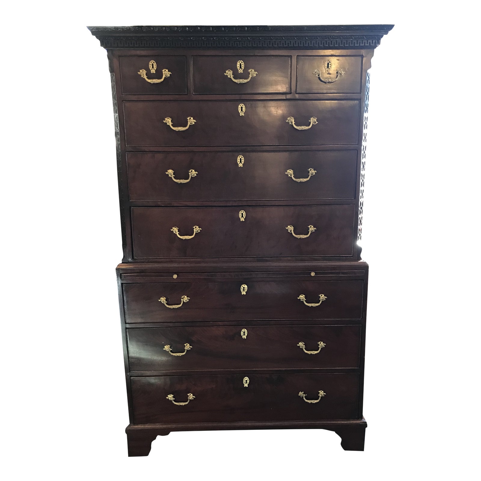 1800s Antique English Highboy Chairish