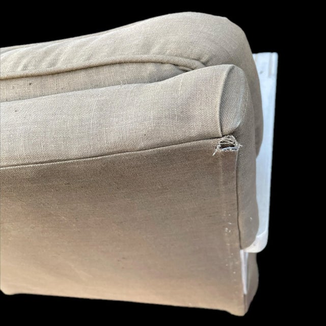 Vintage Painted Caned Armchairs- a Pair For Sale - Image 9 of 9