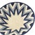 African Early 20th Century Sisal Handwoven Blue and White Star Basket Eswatini 7inch For Sale - Image 3 of 7