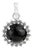 Delicate Yet Bold 5.71 Ct Black Star Pendant for Special Occasions For Sale