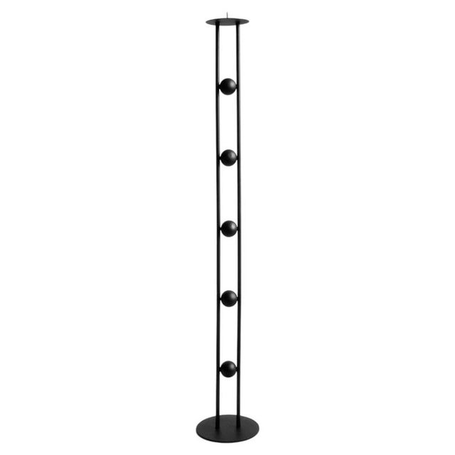 Black Ritual Candleholder IV by Valeria Vasi For Sale - Image 8 of 8