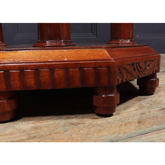 Brown Art Deco Lamp Table, 1920s For Sale - Image 8 of 15