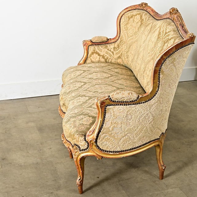 French 18th Century Louis XV Style Parlor Set, 7 Pieces For Sale - Image 14 of 16