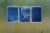 2022 "Calm Costa Rica Shore" Handmade Minimalist Seascape Triptych Cyanotype Prints by Kind of Cyan - Set of 3 For Sale In Miami - Image 6 of 11
