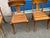 Teak Klismos Patio Dining Chairs. - Set of 8 For Sale - Image 16 of 16