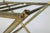 Vintage Brass Folding Luggage Rack For Sale In Milwaukee - Image 6 of 9