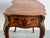 1940s Louis XV Style Inlaid Writing Desk With Ormolu Mounts & Marquetry Top For Sale - Image 9 of 15
