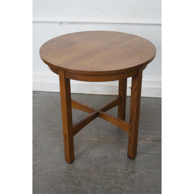 Stickley Mission Oak Side Table Chairish