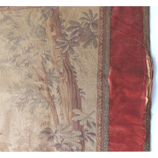 1920s Vintage Tapestry Wall Hanging For Sale In Miami - Image 6 of 12