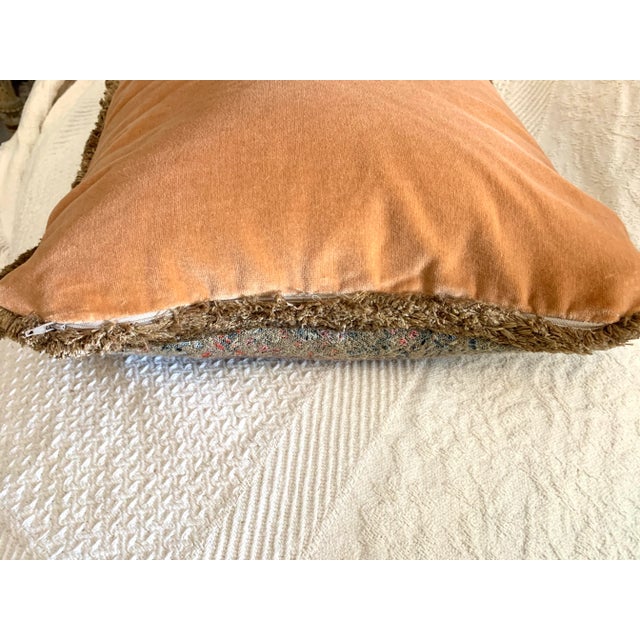 Vintage Metrax lady and the unicorn needlepoint tapestry decorative pillow cover + insert , medieval Europe theme /50” x...