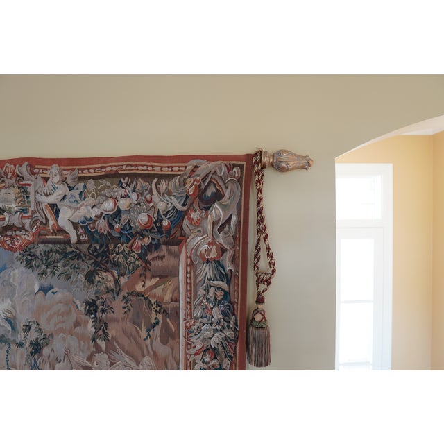 Vintage Tapestry Depicting Angels For Sale - Image 17 of 18