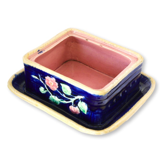 Late 19th Century Antique English Majolica Sardine Box For Sale - Image 5 of 8