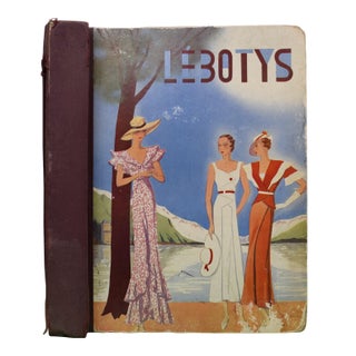 Creations Lebotys. Printemps 1934 [Fabric Sample Album] For Sale